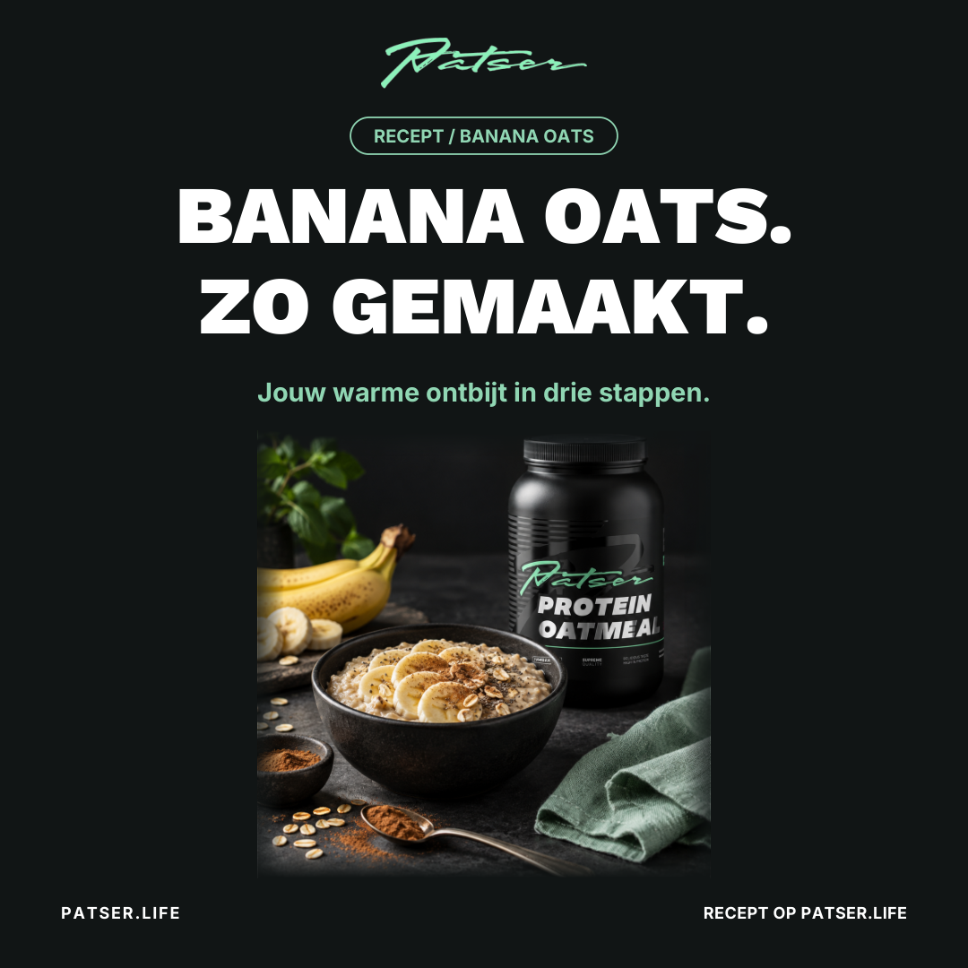 Banana oats met Protein Oatmeal: ontbijt in drie stappen