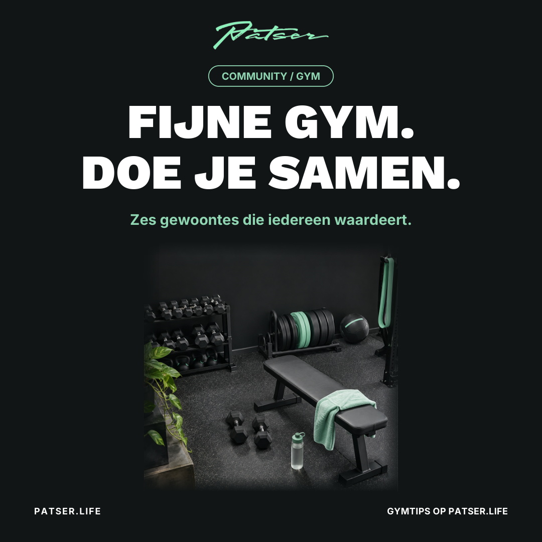 Gym-etiquette: zes gewoontes die iedereen waardeert