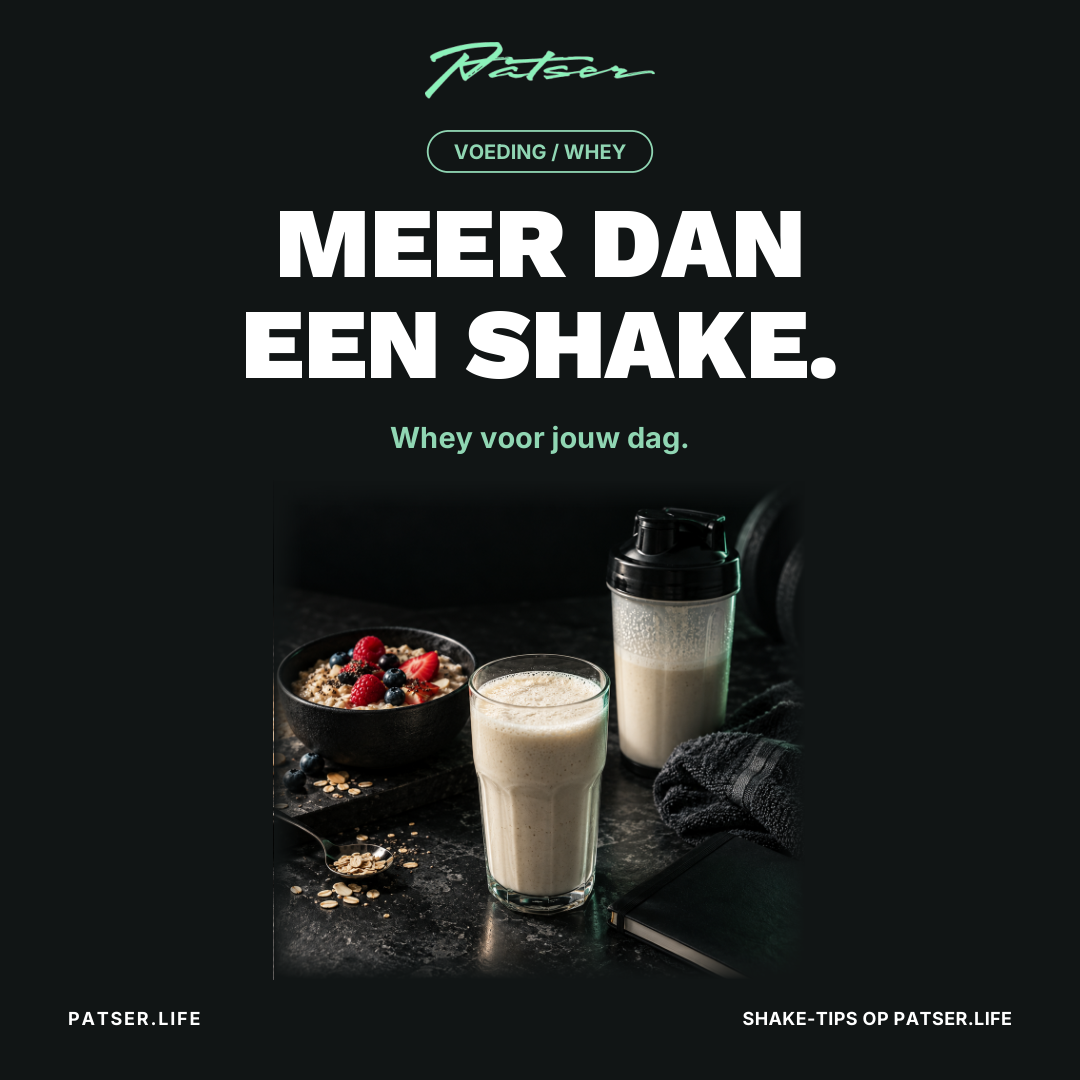 Whey lekker maken: jouw shake, jouw moment