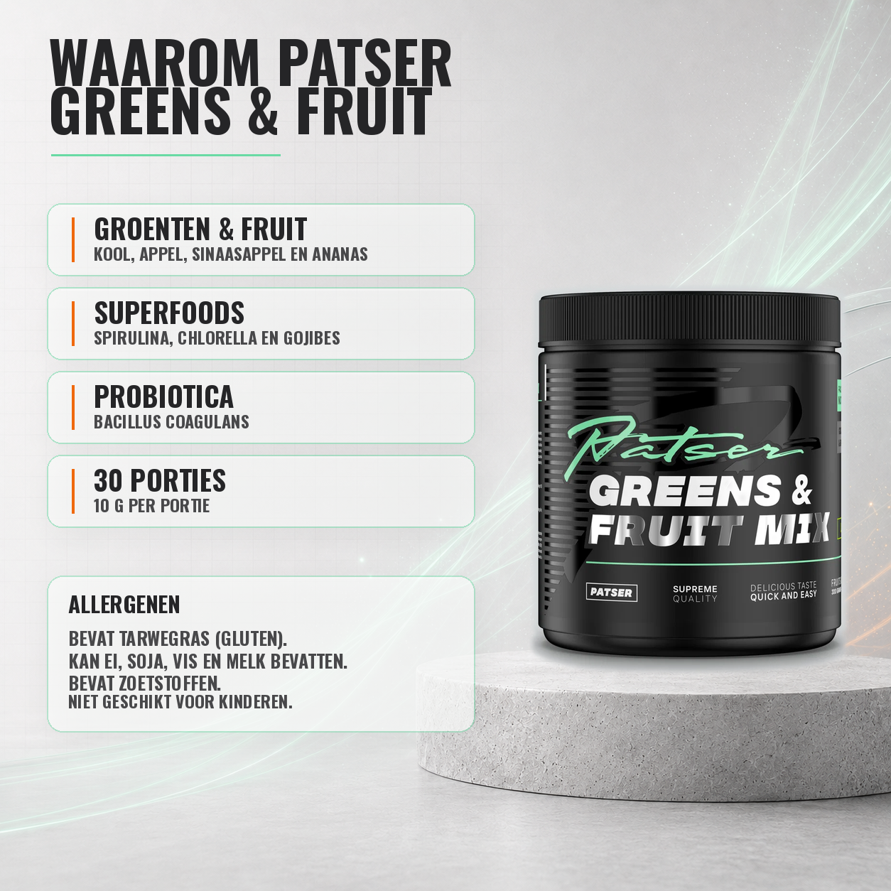Greens & Fruit Mix